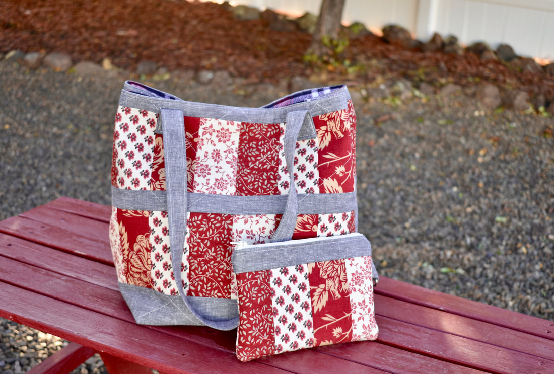 patchwork slouchy tote bag tutorial
